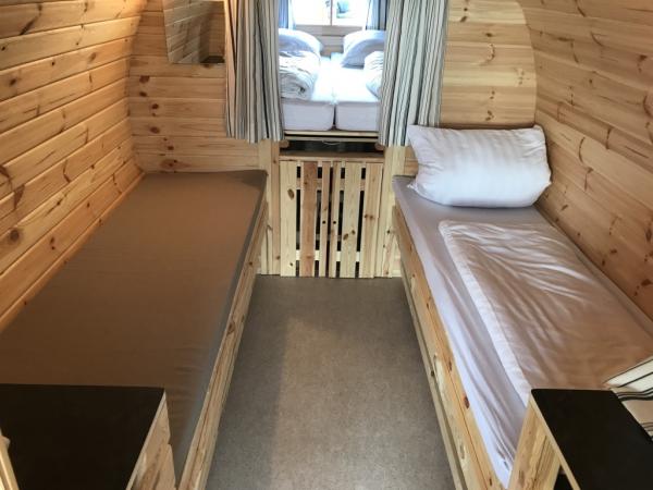 Ein zwei drei oder vier Schlafplatze Schlaffass XXL Familienfass Campingplatz Pilsensee
