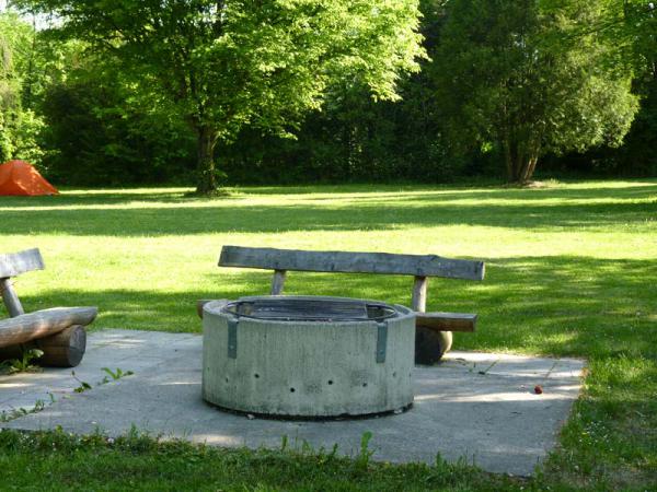 Feuerstelle camping pilsensee